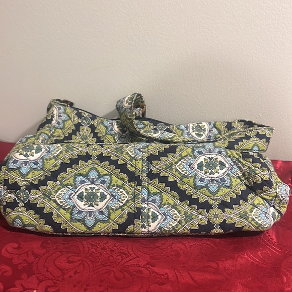 VERA BRADLEY Shoulder Bag Purse Handbag Cambridge Retired Pattern Fall 2007 - Picture 3 of 4